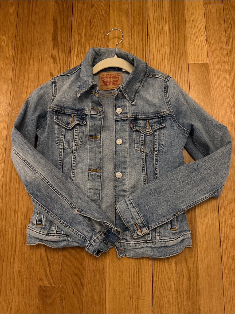 Levi's Washed Denim Jacket - Faded Blue